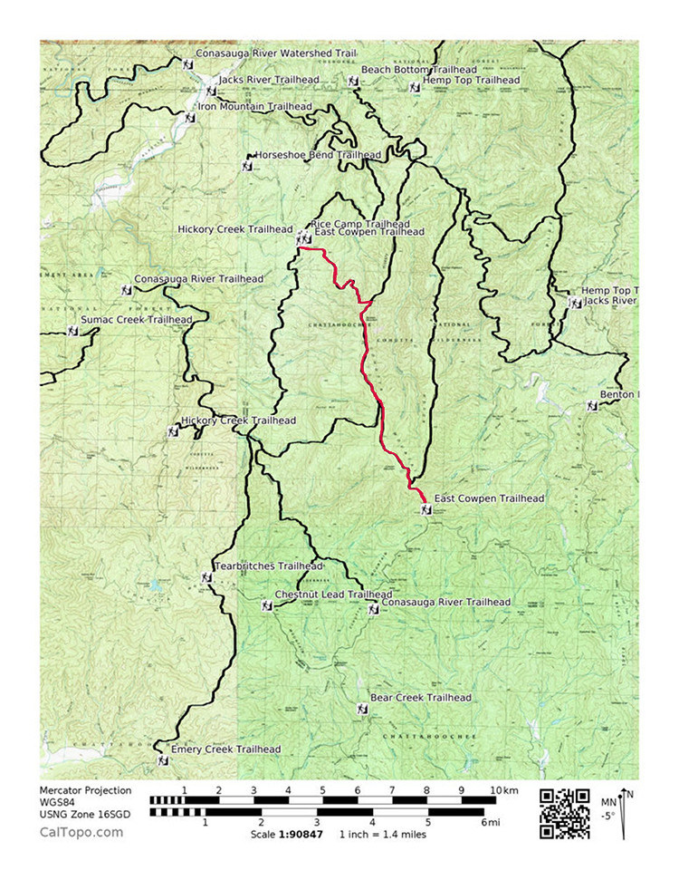 Cohutta Wilderness Trails